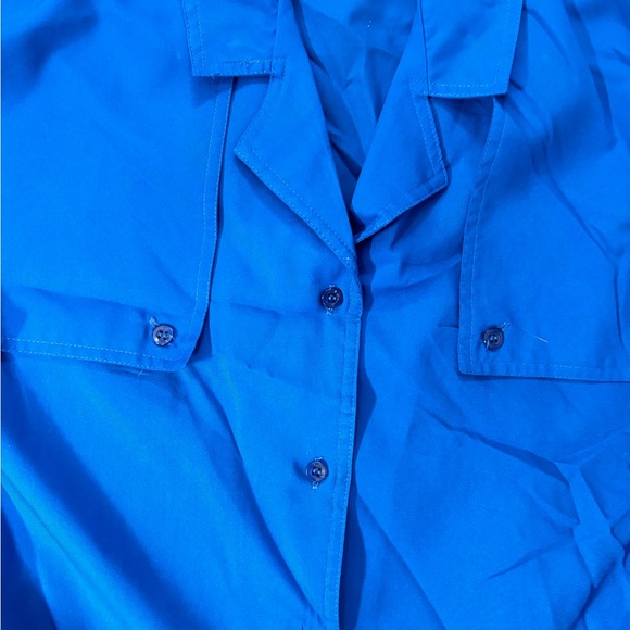 Vintage Diane Von Fustenberg Blouse with Shoulder Pads - Picture 4 of 8